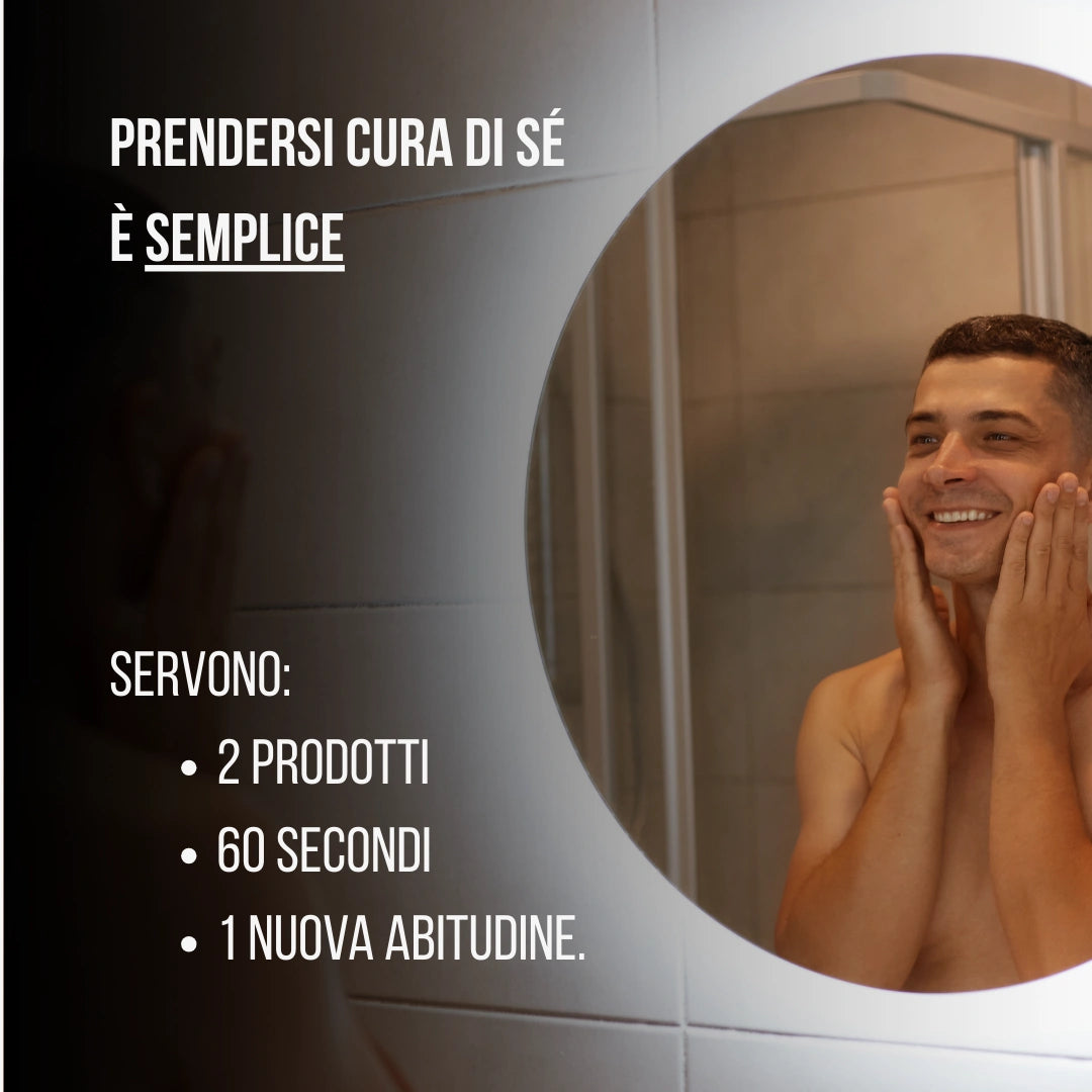 Starter Kit Uomo – Skincare in 60 secondi